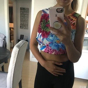 Floral crop top